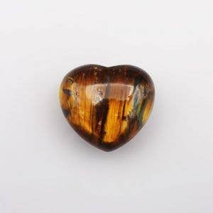Tiger's Eye Mini Heart