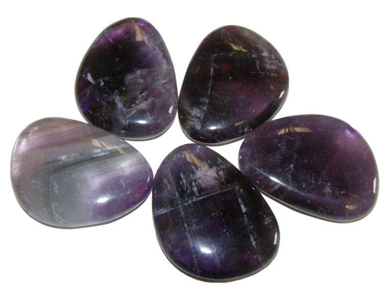Amethyst Thumb Stone