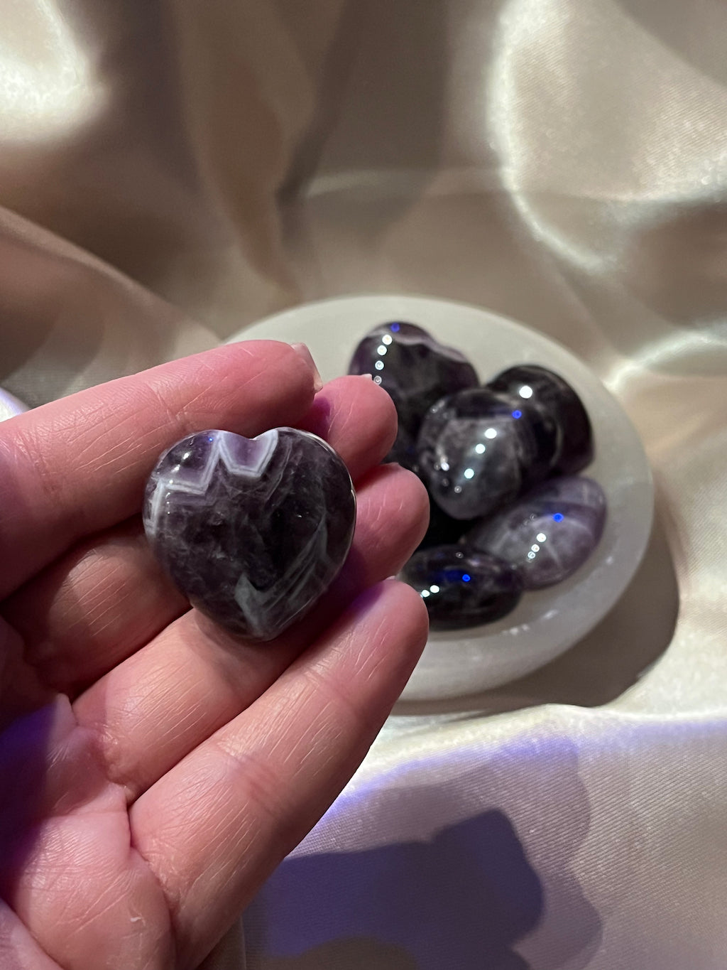 Amethyst Mini Heart