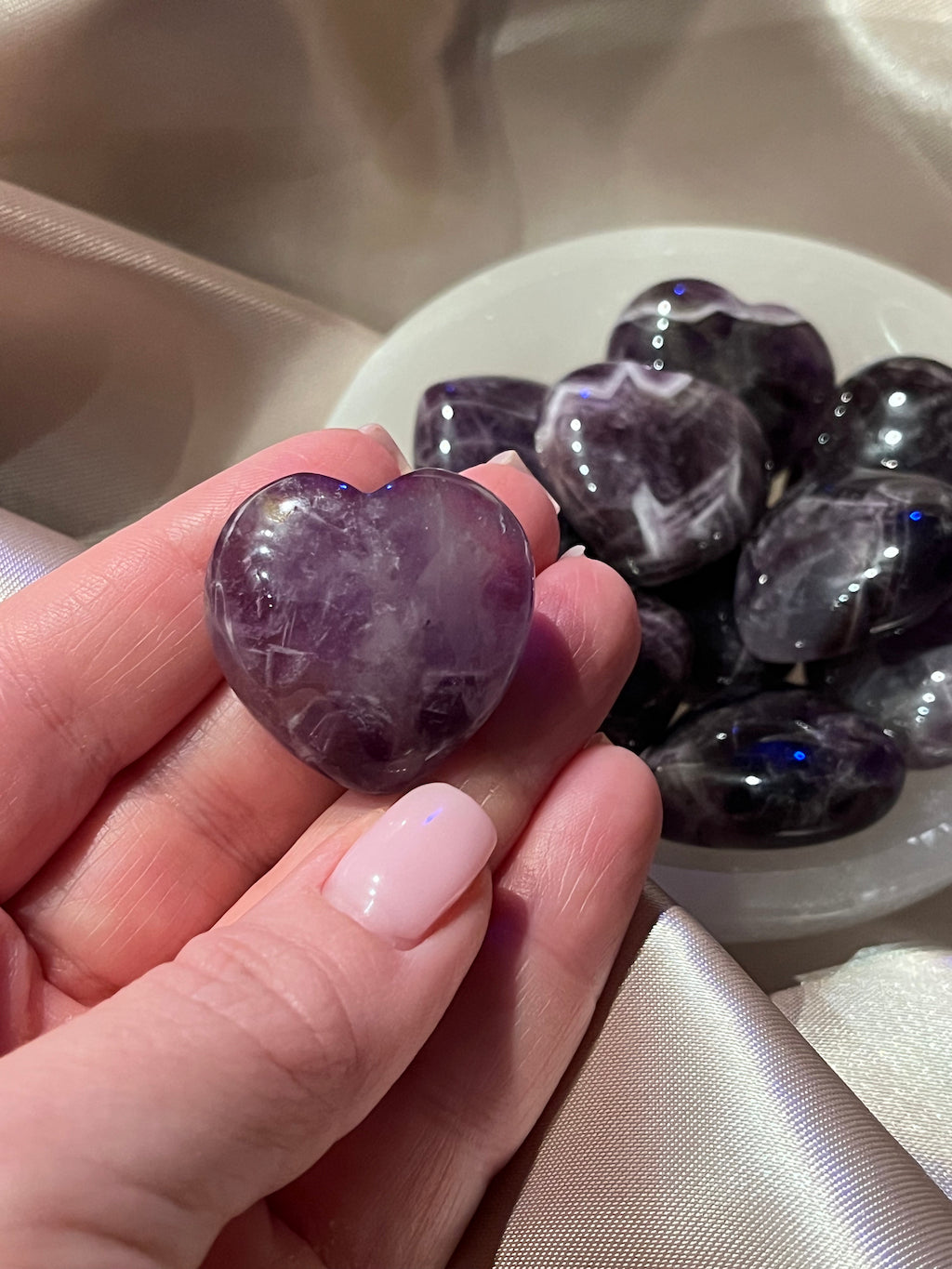 Amethyst Mini Heart