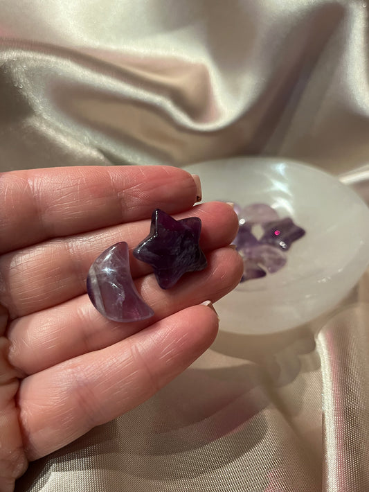 Amethyst Healing Mini Star