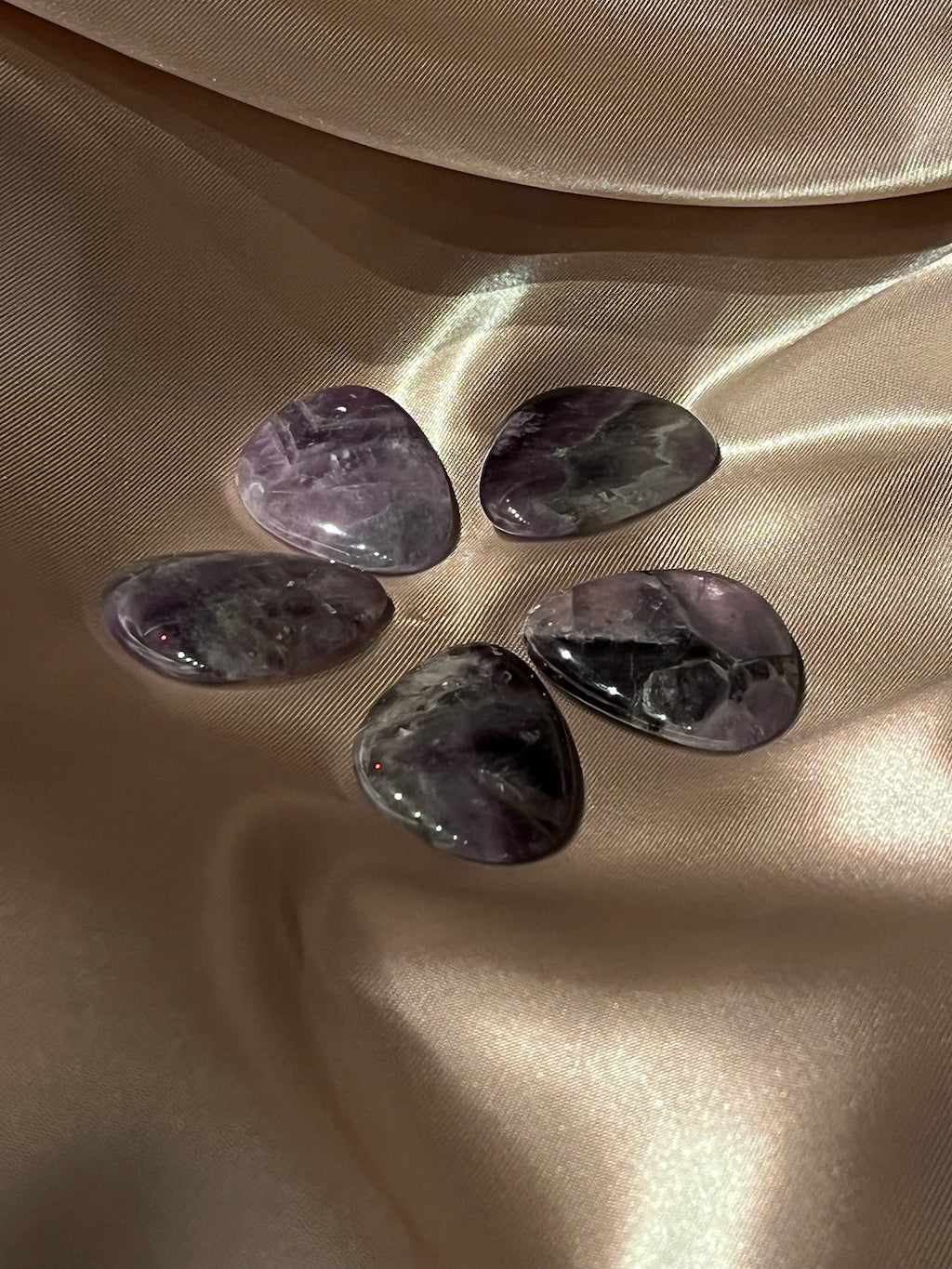 Amethyst Thumb Stone