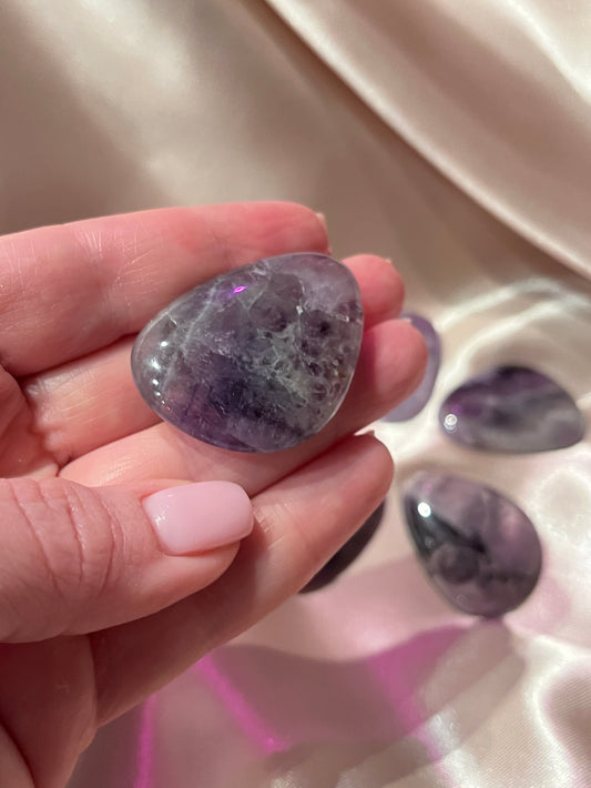 Amethyst Thumb Stone