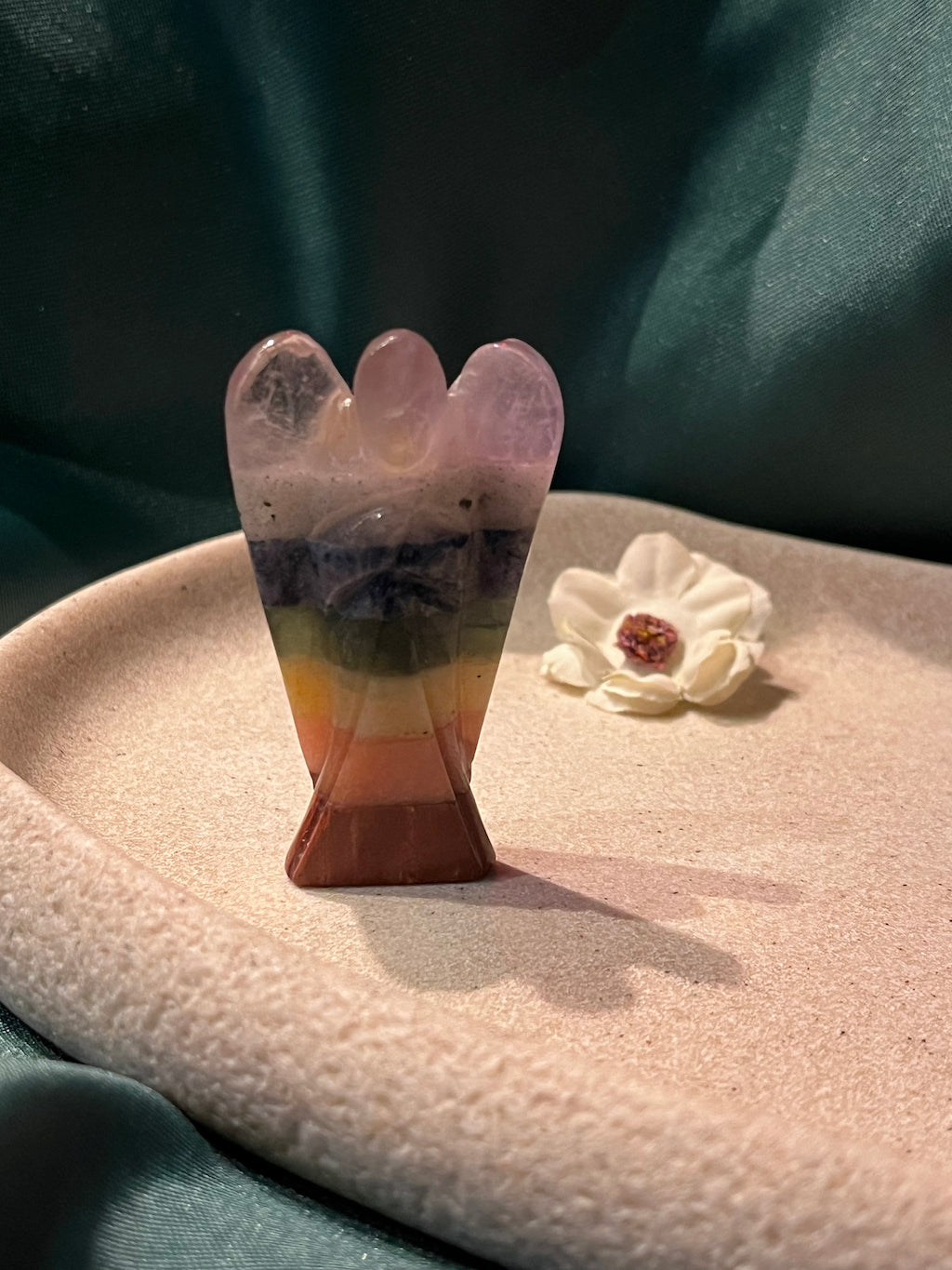 Banded Chakra Pocket Angel