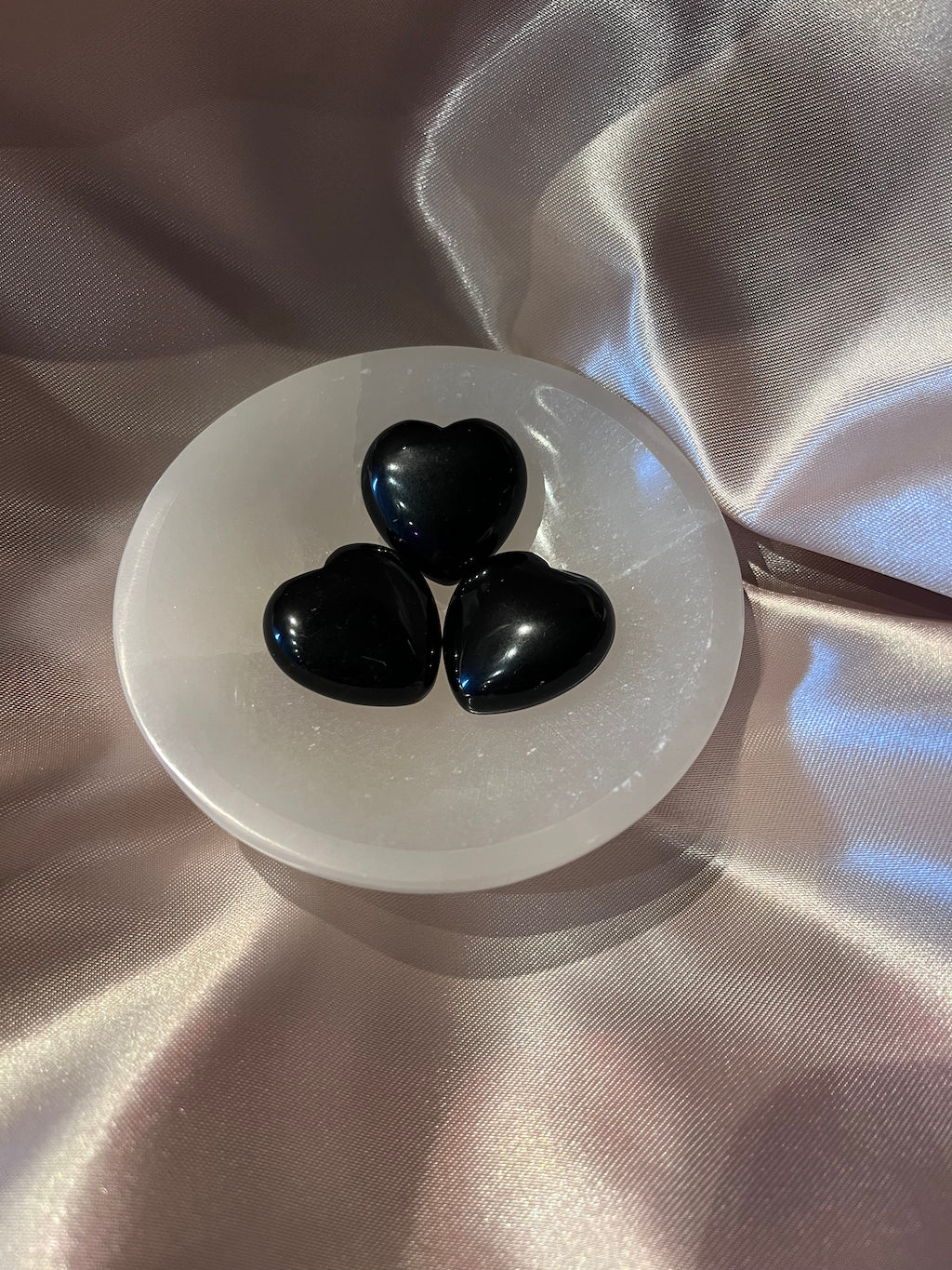 Black Obsidian Mini Heart