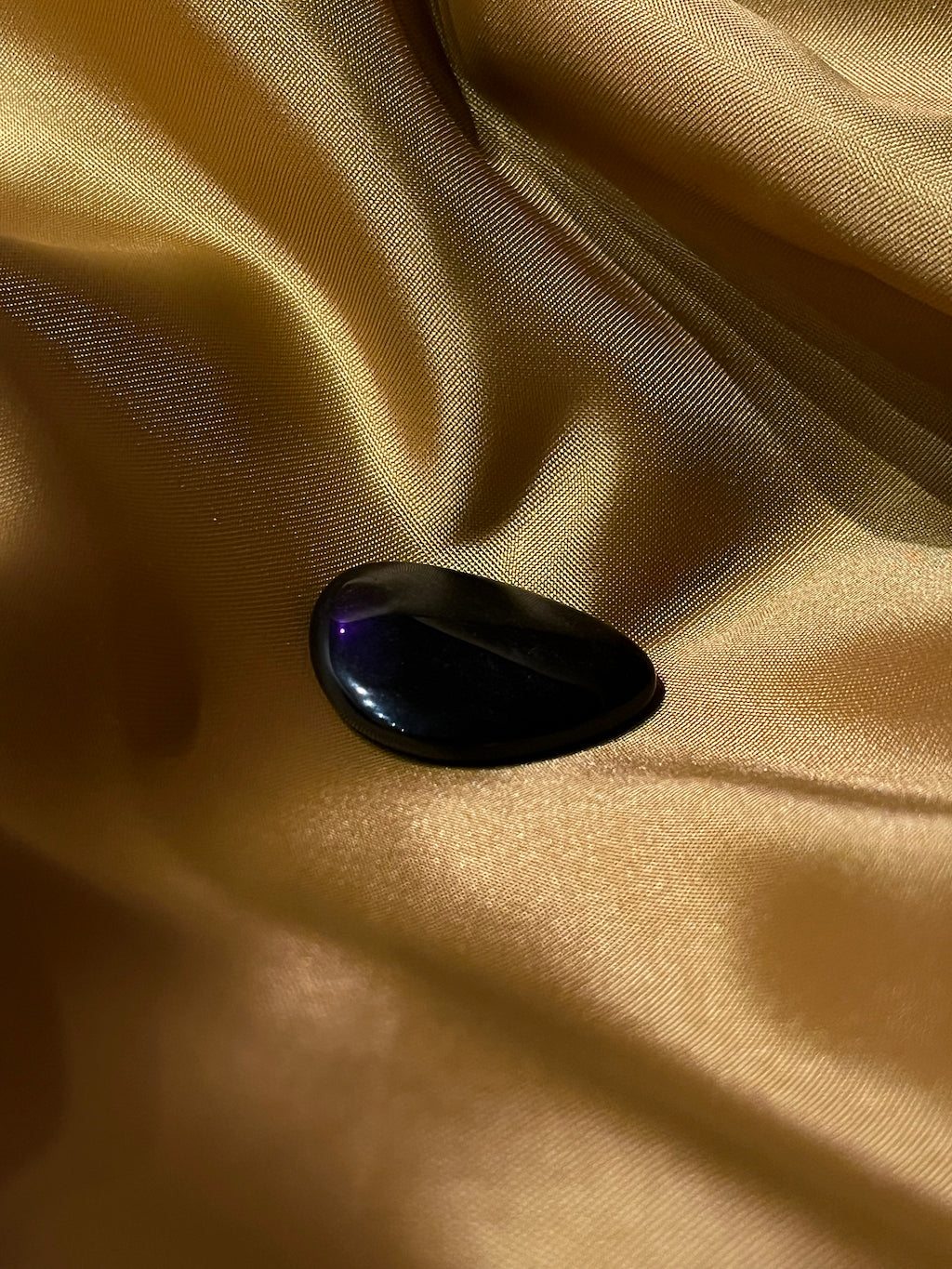 Black Obsidian Thumb Stone