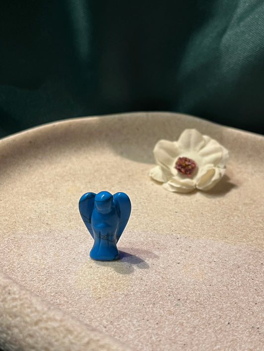 Blue Howlite Mini Pocket Angel