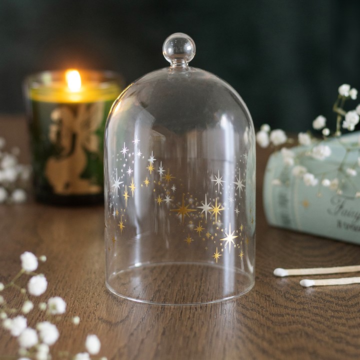 Stardust Glass Candle Dome