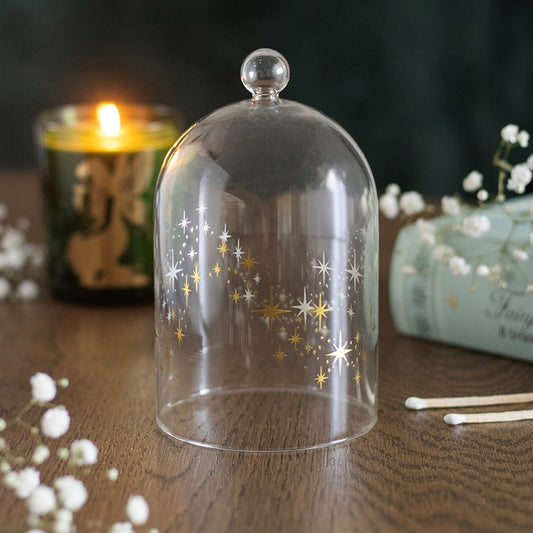 Stardust Glass Candle Dome