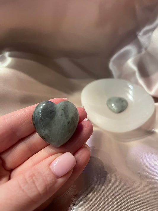 Labradorite Mini Heart