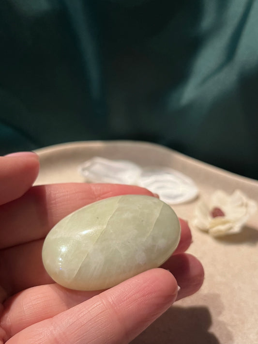New Jade (Serpentine) Worry Stone