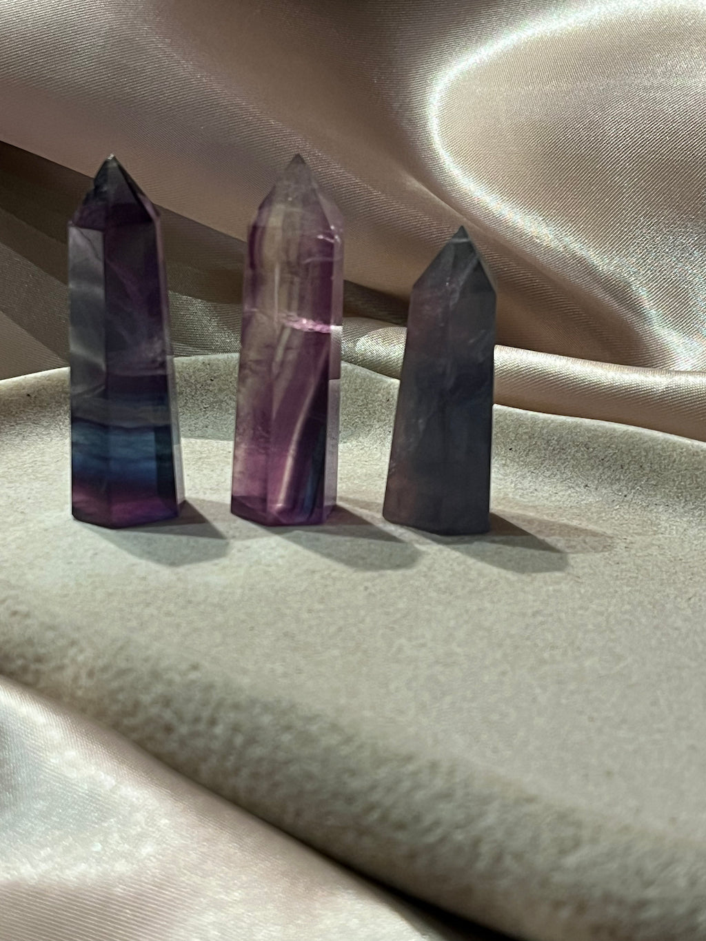 Rainbow Fluorite Free-Standing Point