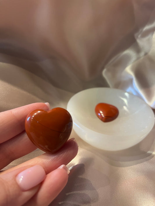 Red Jasper Mini Heart
