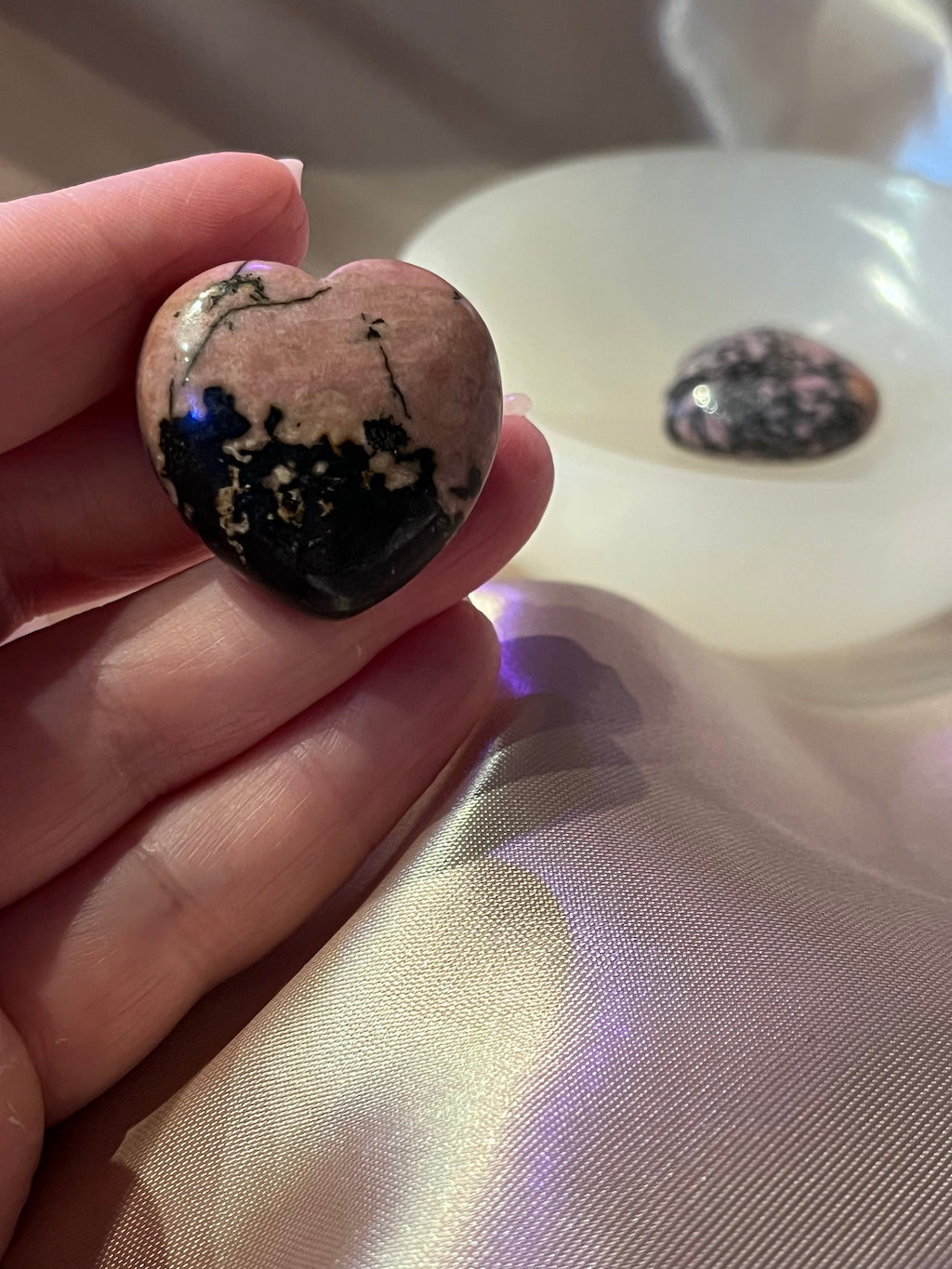 Rhodonite Mini Heart