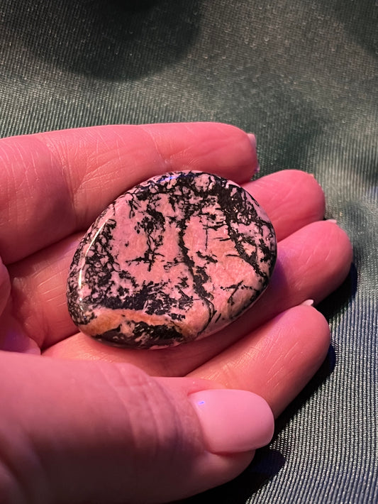 Rhodonite Worry Stone