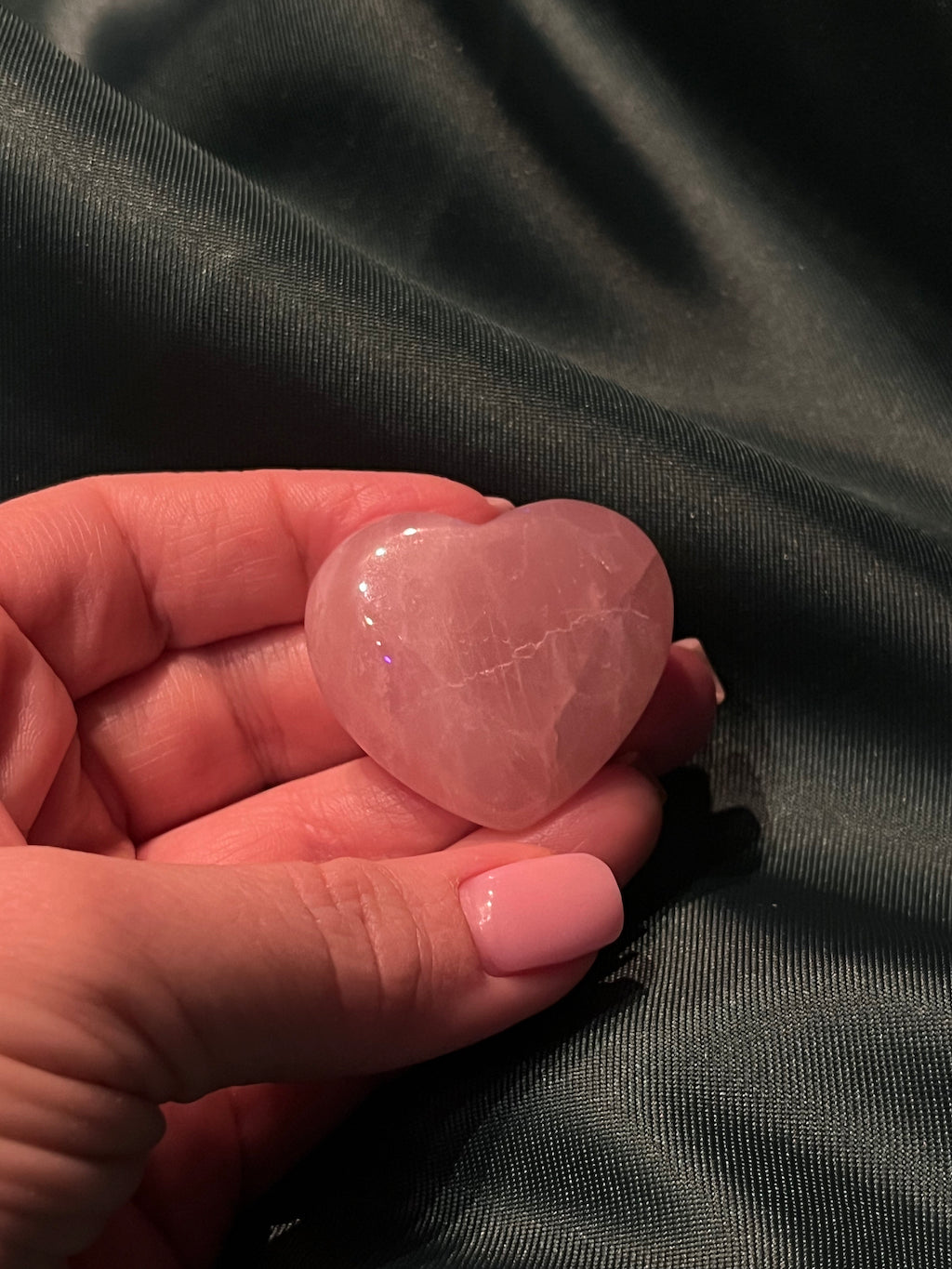 Rose Quartz Heart
