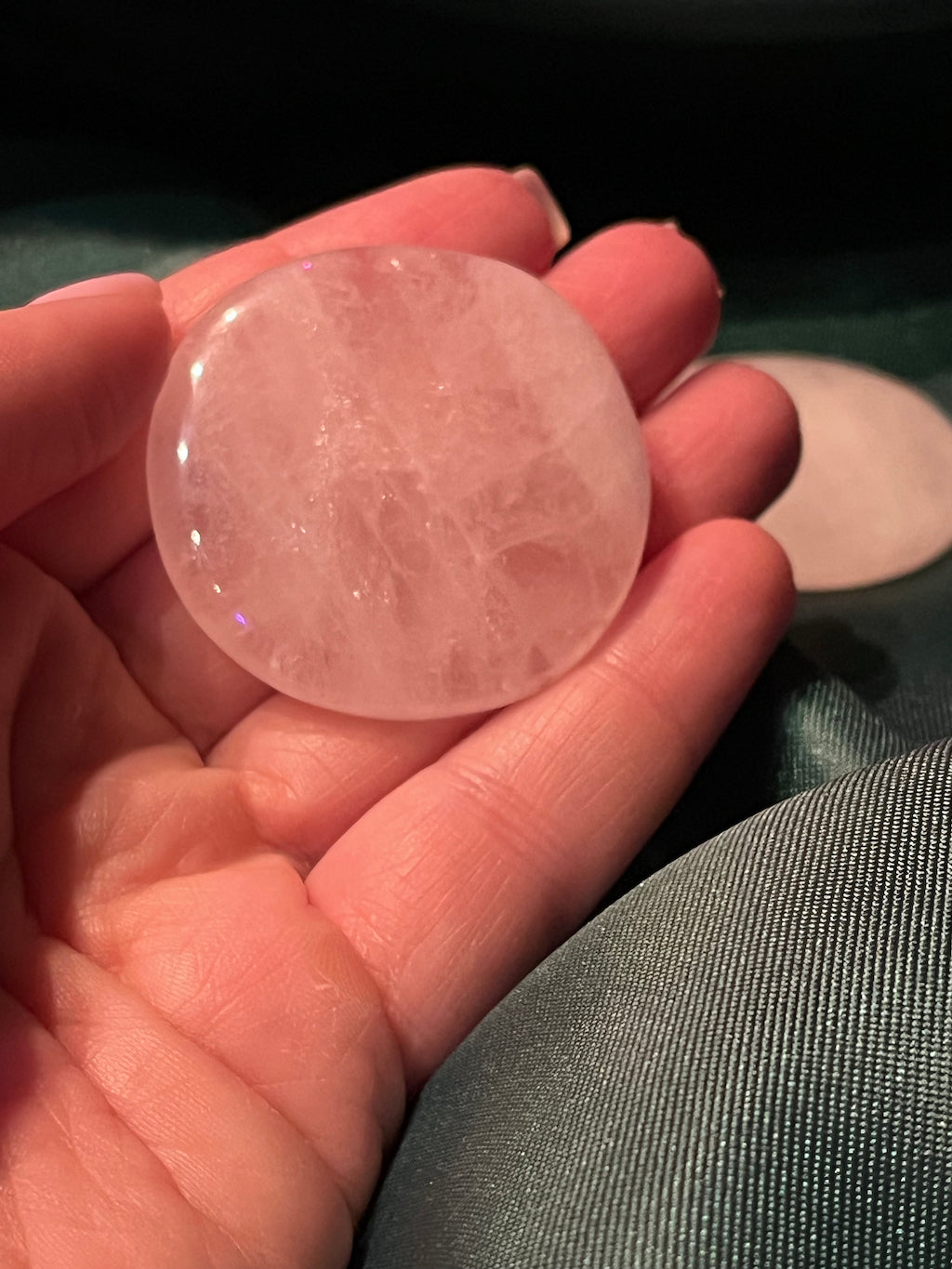 Rose Quartz Worry Stone