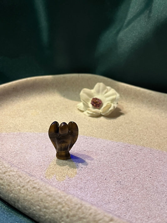 Tiger's Eye Mini Pocket Angel