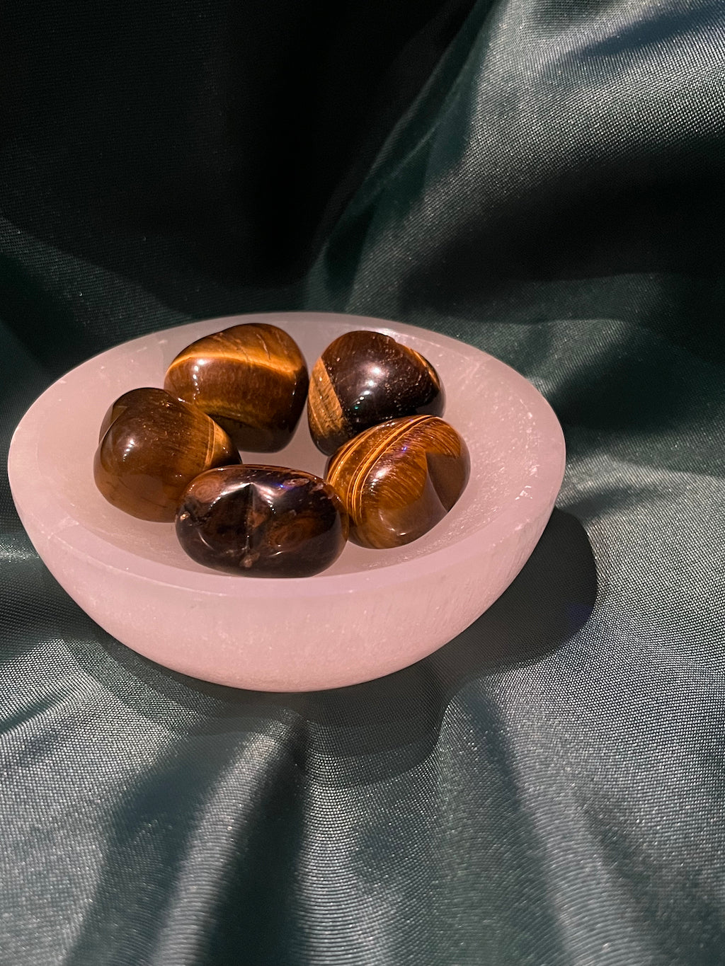 Tiger's Eye Mini Heart