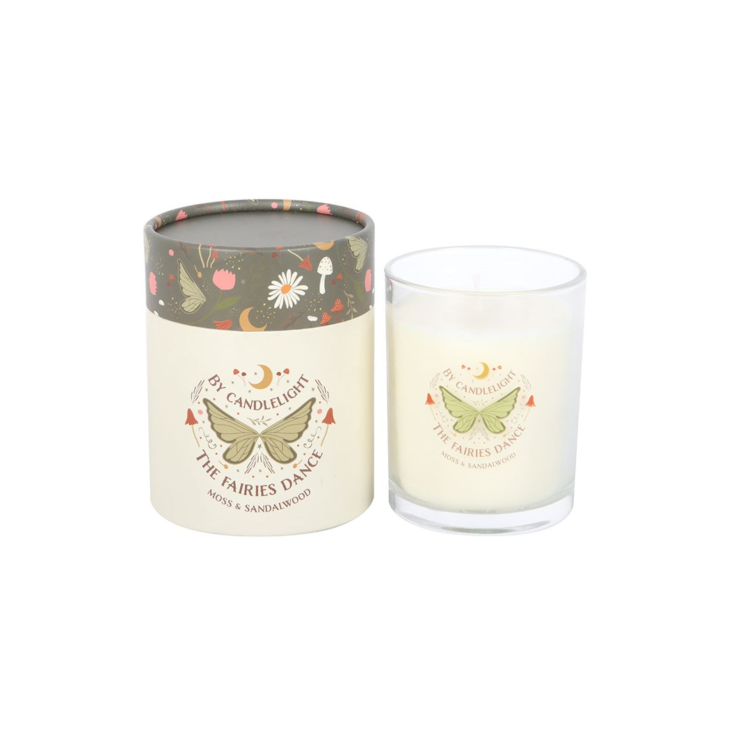 Fairy Wing Moss & Sandalwood Candle