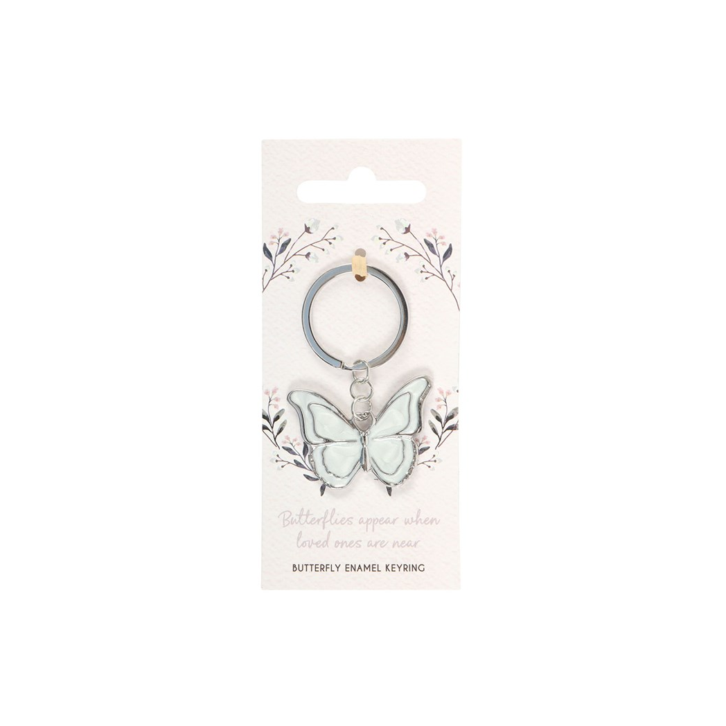 Butterflies Appear Keyring
