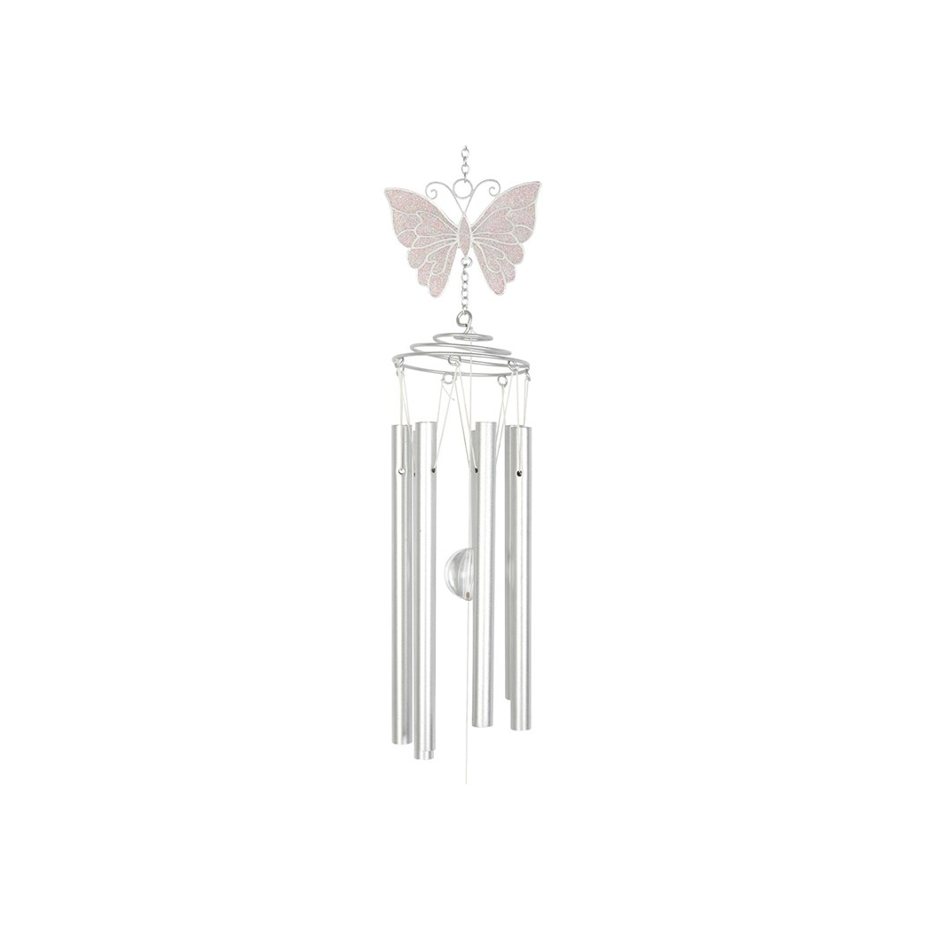 White Butterfly Windchime